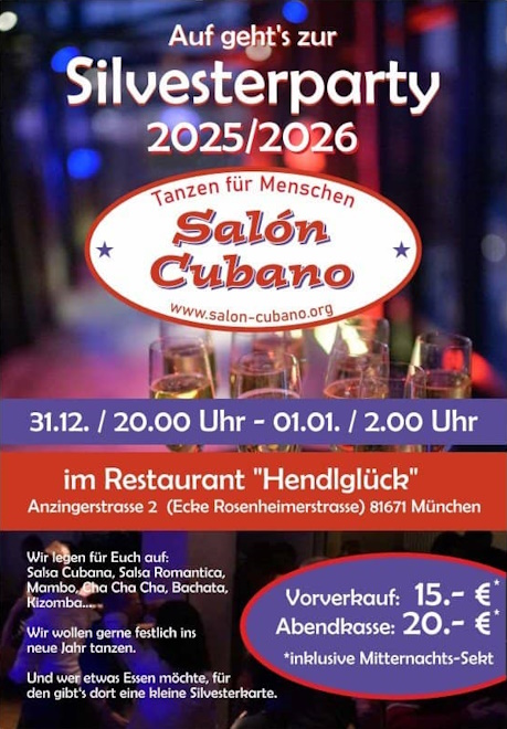 Salon Cubano Silvester Party  - 31.12.2025