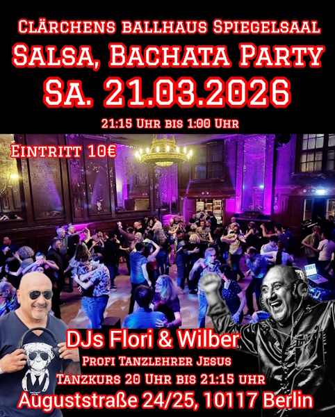 Salsa & Bachata Party - 21.03.2026