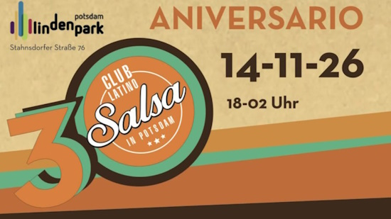 30 Jahre Salsa in Potsdam - 14.11.2026