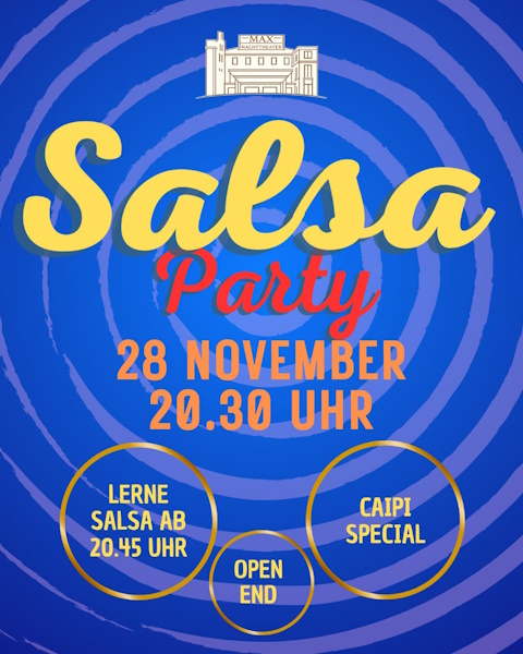 Salsa Party @ Max Nachttheater - 28.11.2026