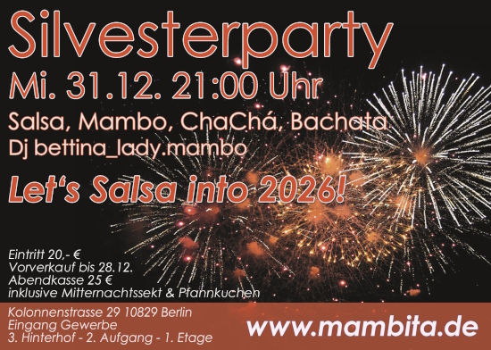 Silvesterparty Mambita - 31.12.2025